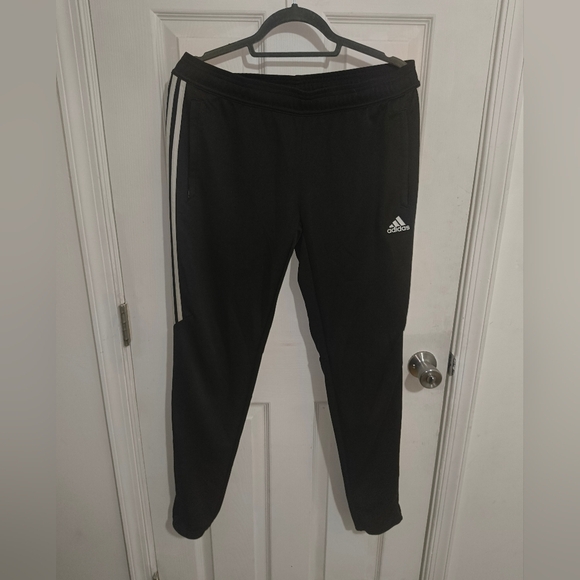 Adidas Kids Black Track Pants - Picture 1 of 3